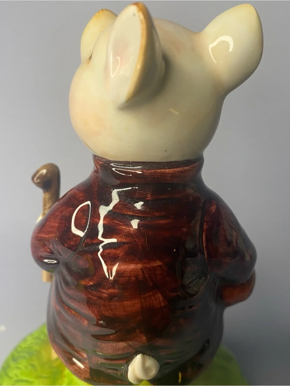 Vintage Schmid Beatrix Potter Pigling Bland King of the Road Music Box 1977